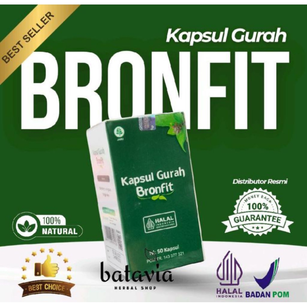 Gurah Bronfit Naturafit Kapsul Naturafit Kapsul Gurah - 50 Kapsul