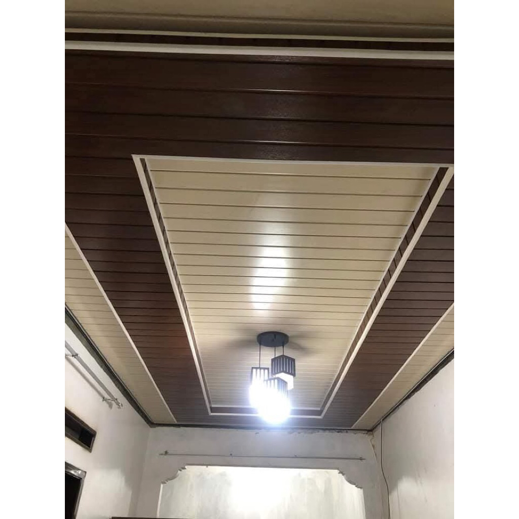 Plafon Pvc Serat kayu laminate doff 20 Cm