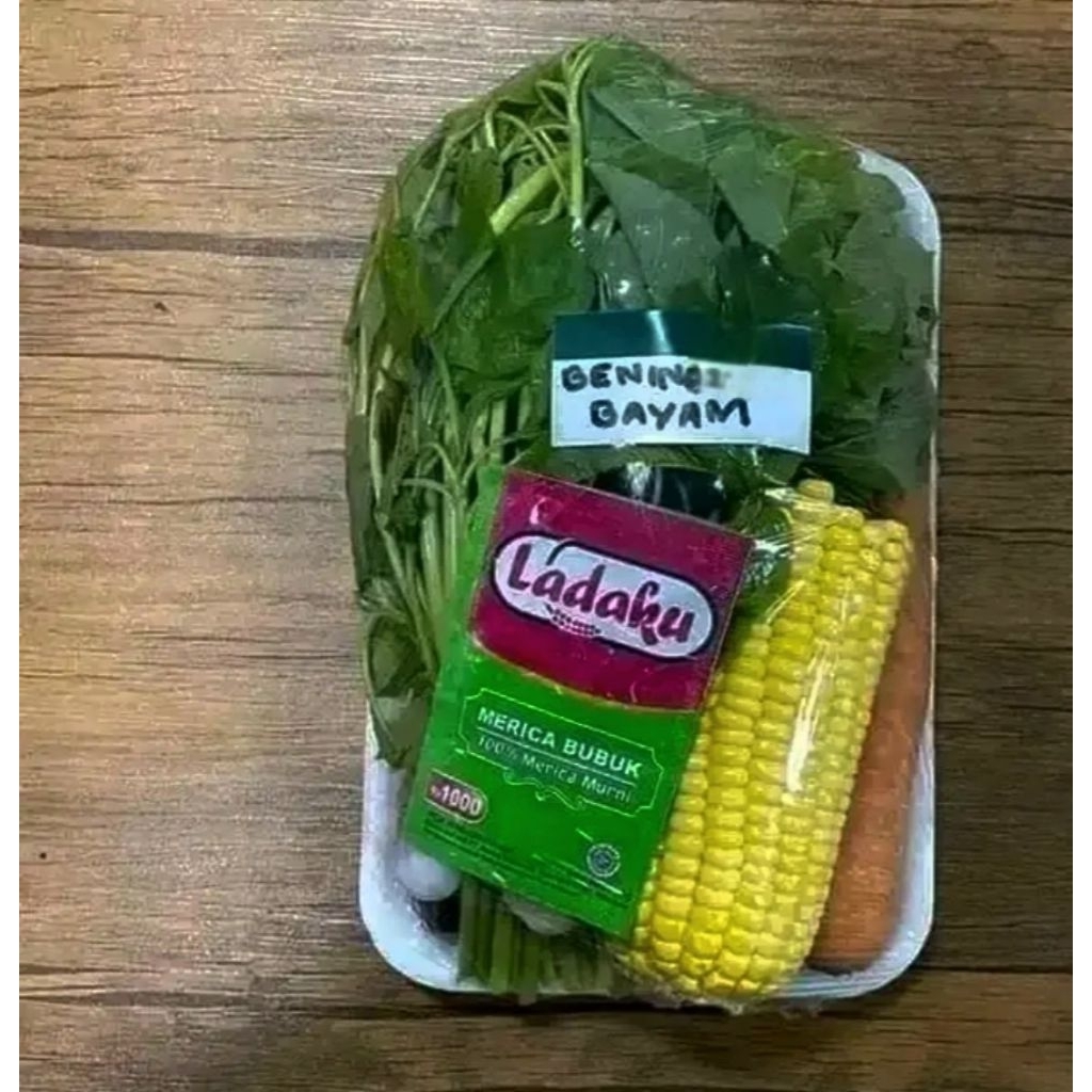 Paket Sayur Bening Bayam