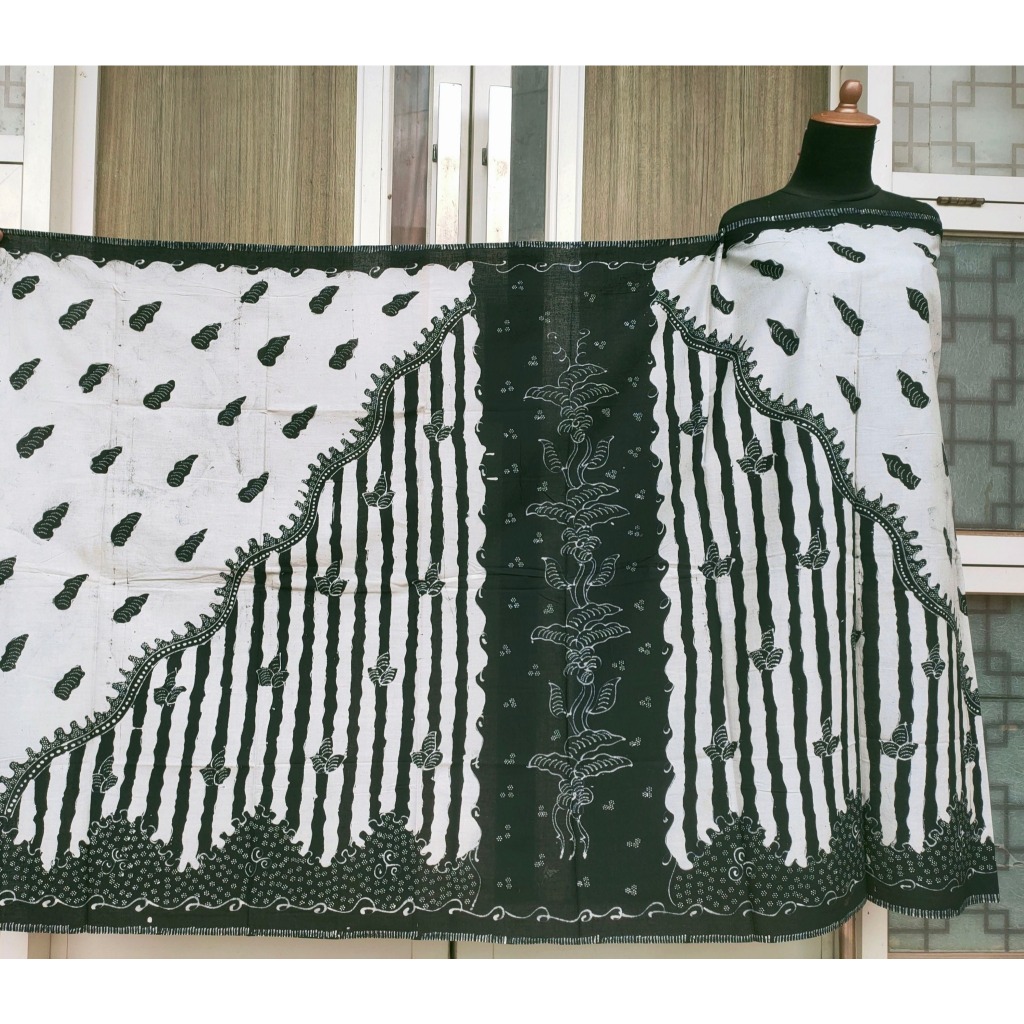 bisa COD Batik umiromlah 2910404 Bahan Kain Batik Full Tulis Asli Pengrajin Madura Pamekasan Hitam P