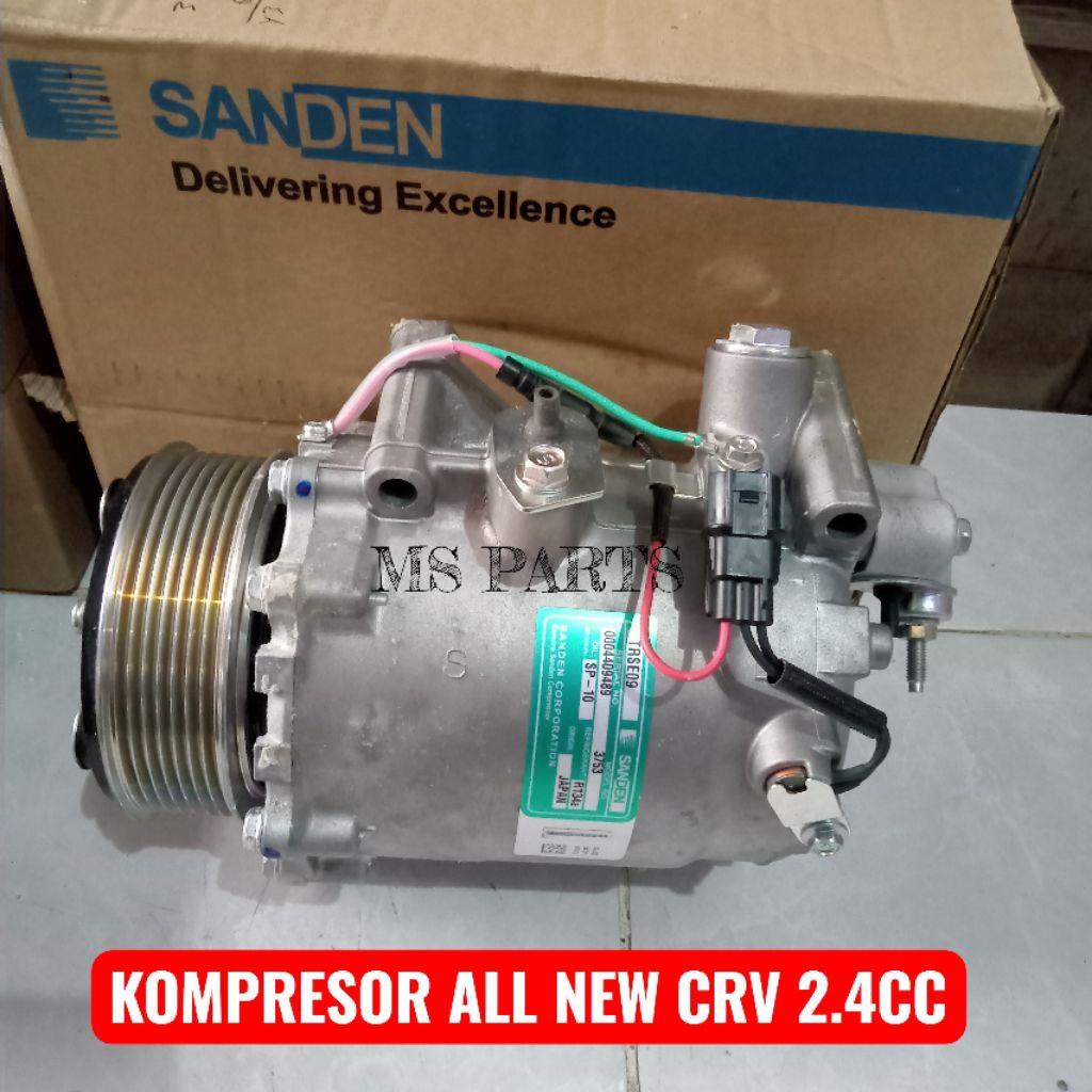 Kompresor AC Mobil Honda New CRV Gen 3 2400cc Sanden TRS E09