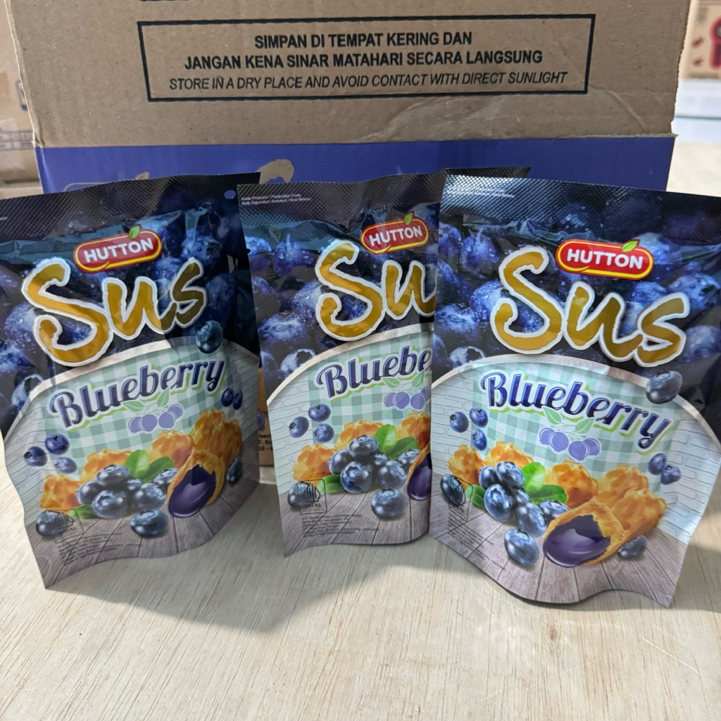 [Per Dus] 30pcs Sus Hutton Blueberry Termurah