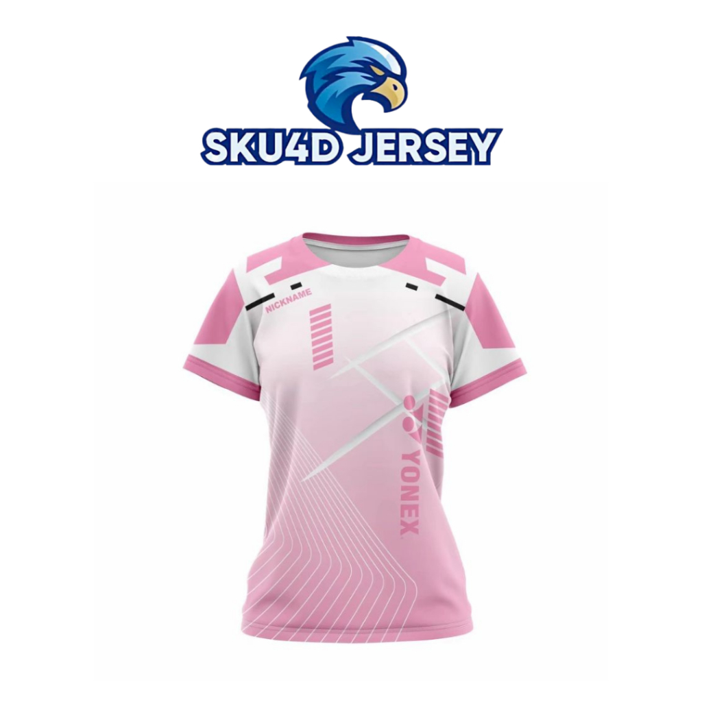 Jersey Badminton Custom Full Printing