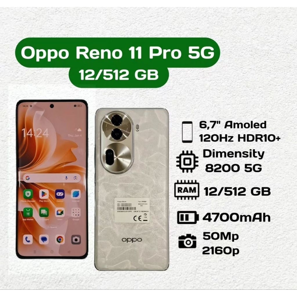 Oppo Reno 11 Pro 5G 12/512 GB Second