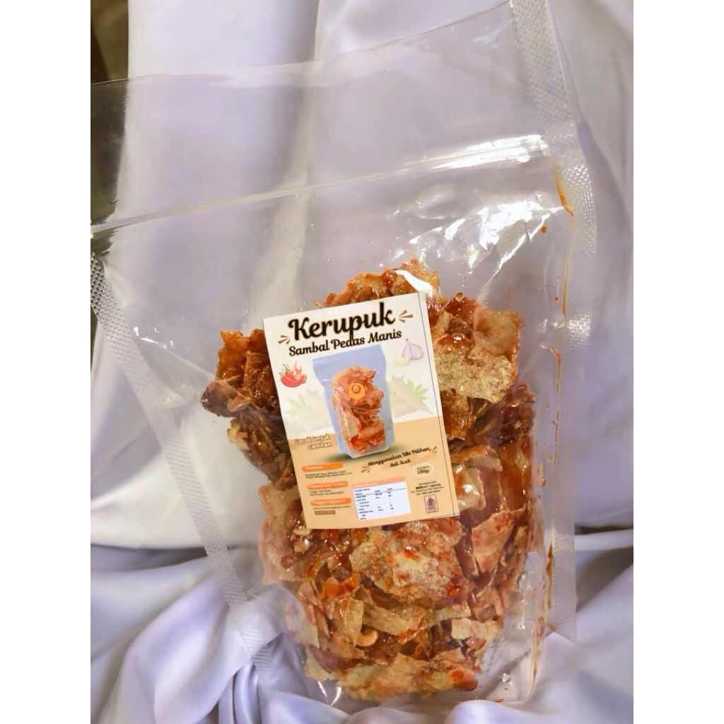 kerupuk ubi sambal pedas manis