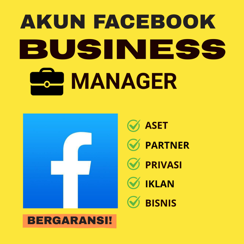 AKUN FACEBOOK BISNIS MANAGER FULL AKSES BERKUALITAS