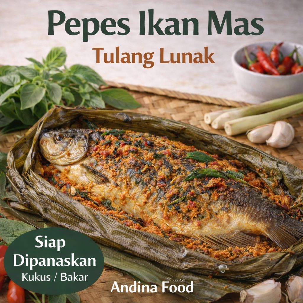 Pepes Ikan Mas Tulang Lunak Homemade | Praktis & Lezat