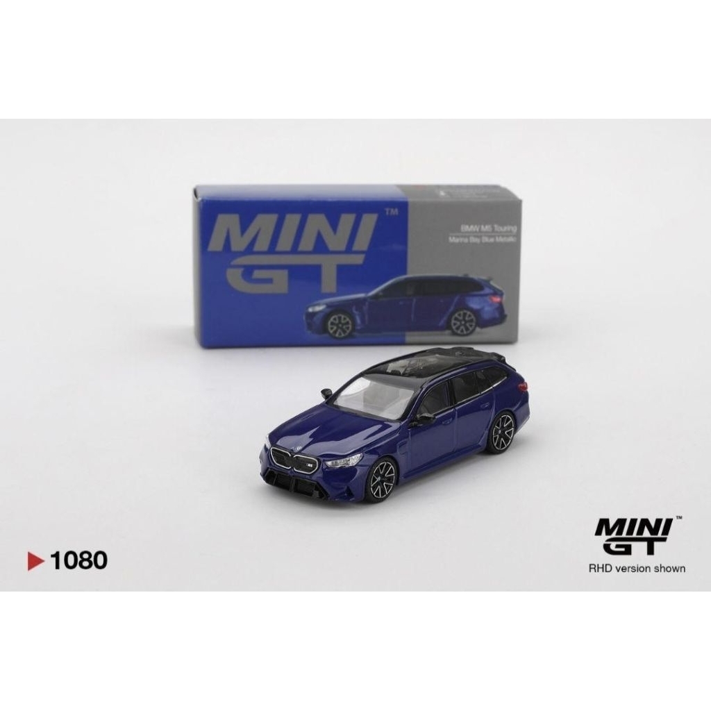 Mini GT 1080 BMW M5 Touring Marina Bay Blue Metallic