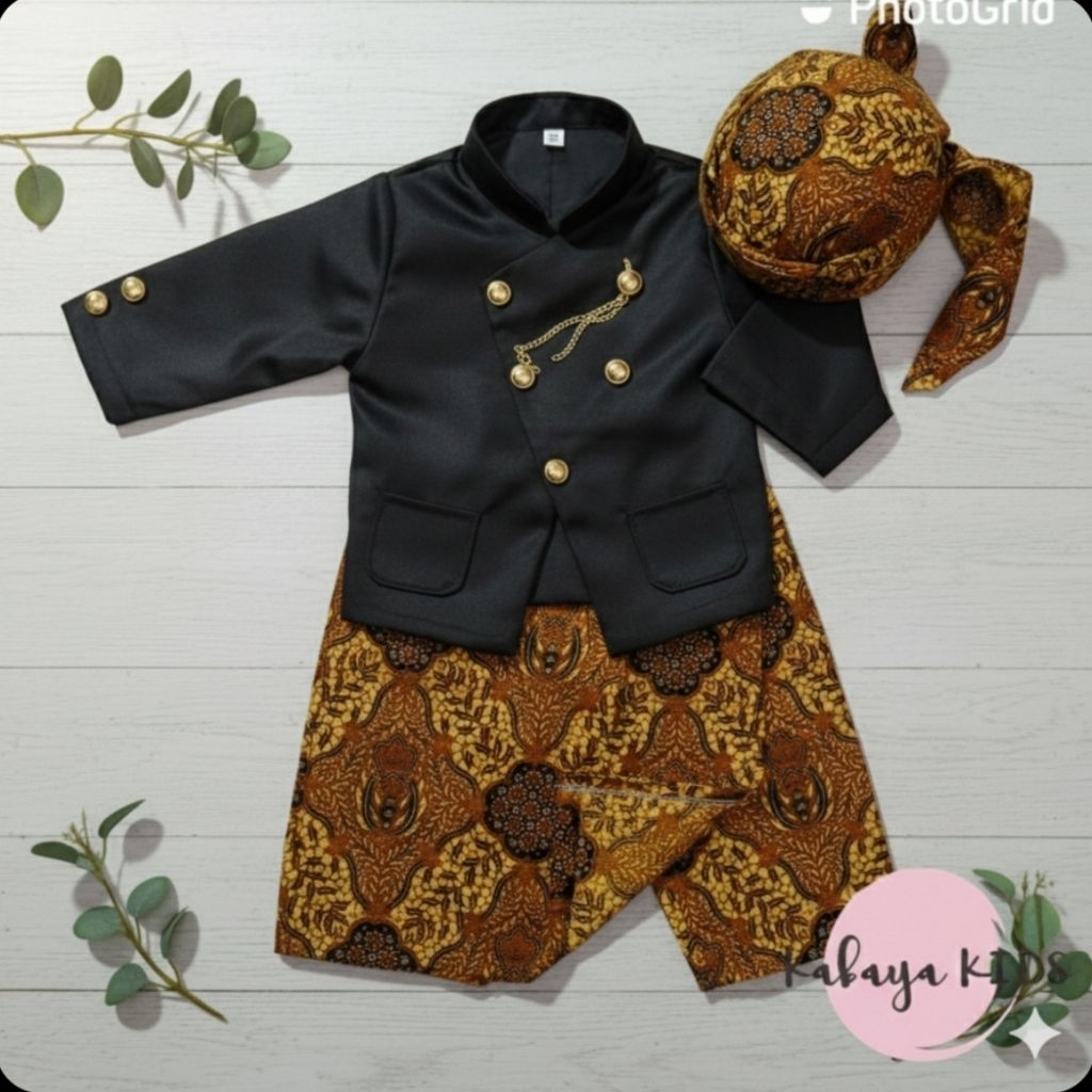 Beskap Dalang Basofi Anak Cowok dan Bayi Laki-laki