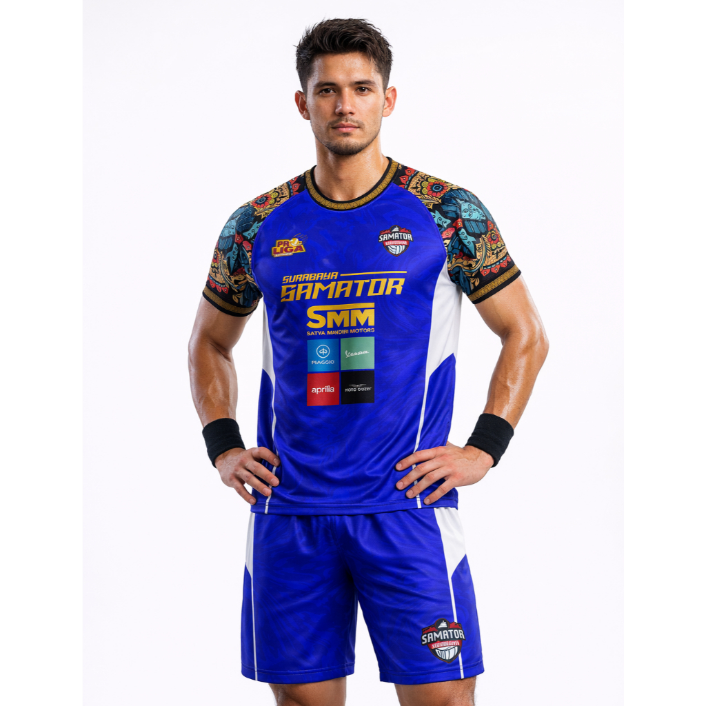 Setelan Baju Celana Voli Surabaya Samator Proliga 2026