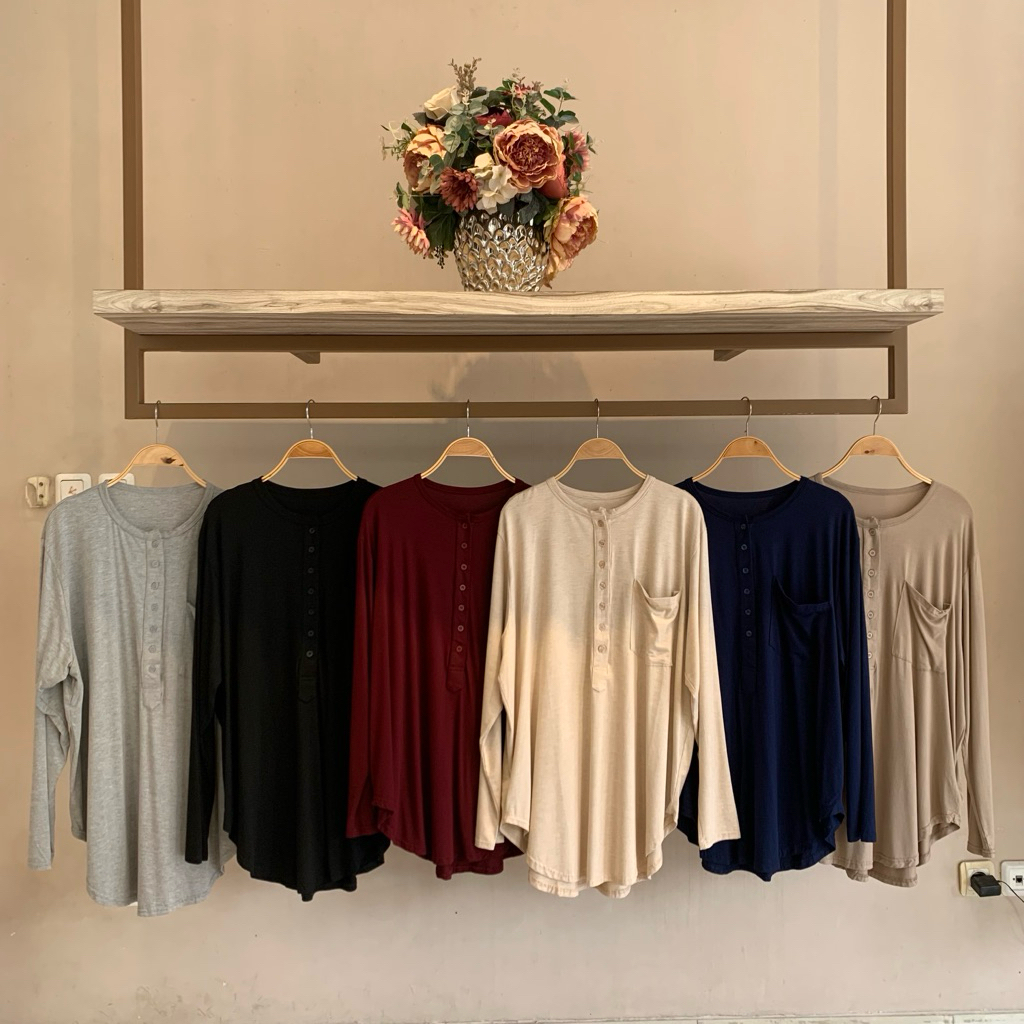 PIPOPI ATASAN MUSLIMAH TW NINE TOP BAJU SANTAI