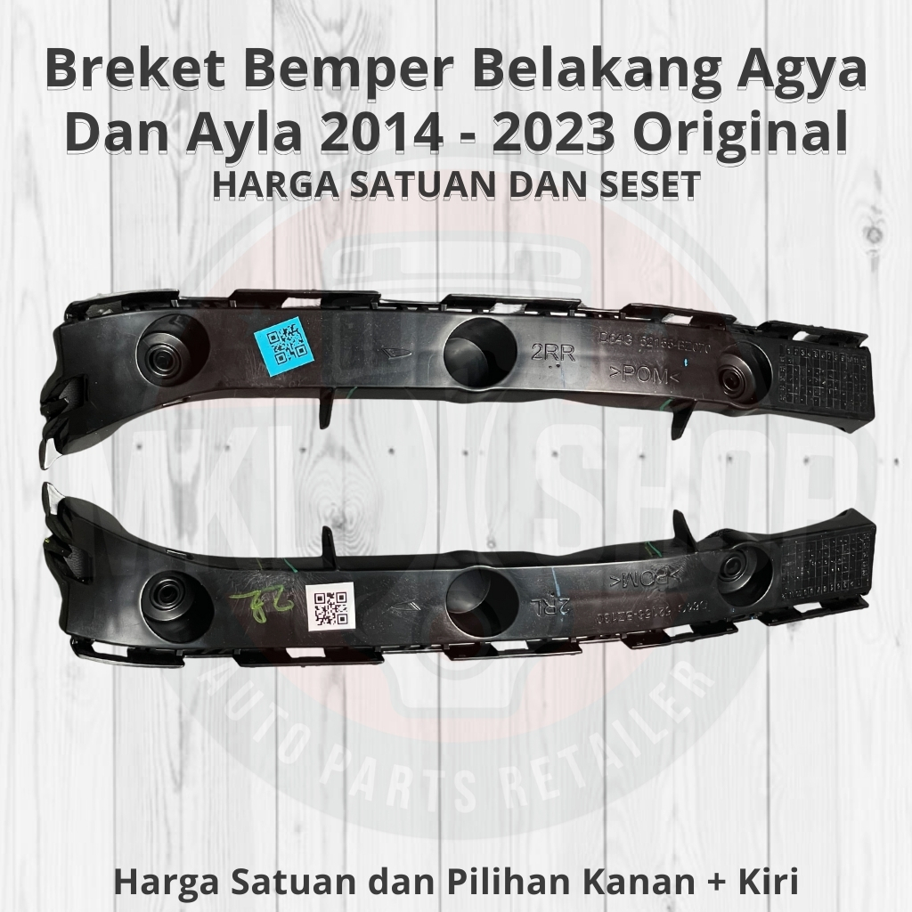 Breket Bemper Belakang Agya dan Ayla 2014-2023 Original 100%