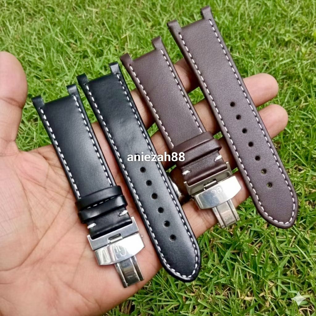 Strap Tali Jam tangan Kulit Guess Collection Tali Jam Gc Kulit Polos