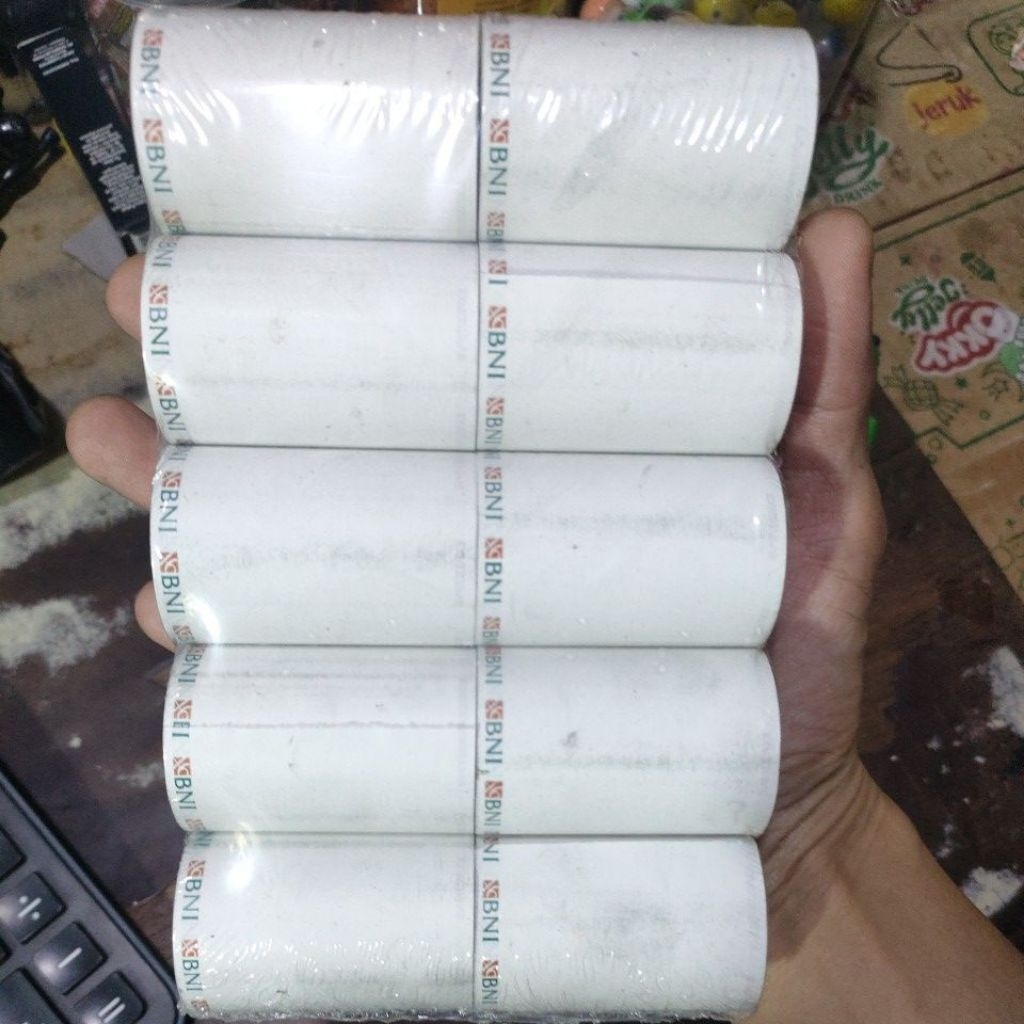 kertas EDC  logo bni per pcs