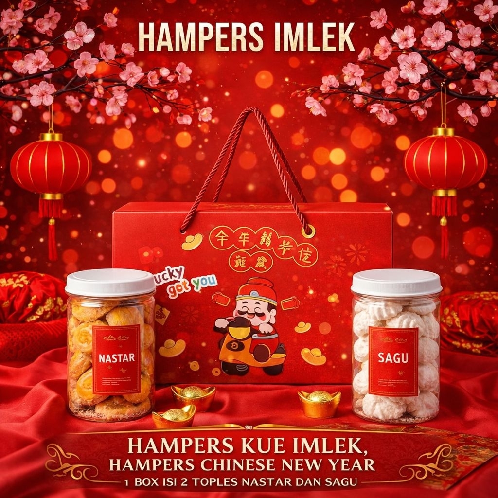 hampers Imlek kue nastar hampers Imlek ke sagu hampers nastar Imlek hamper kue tradisional hampers I