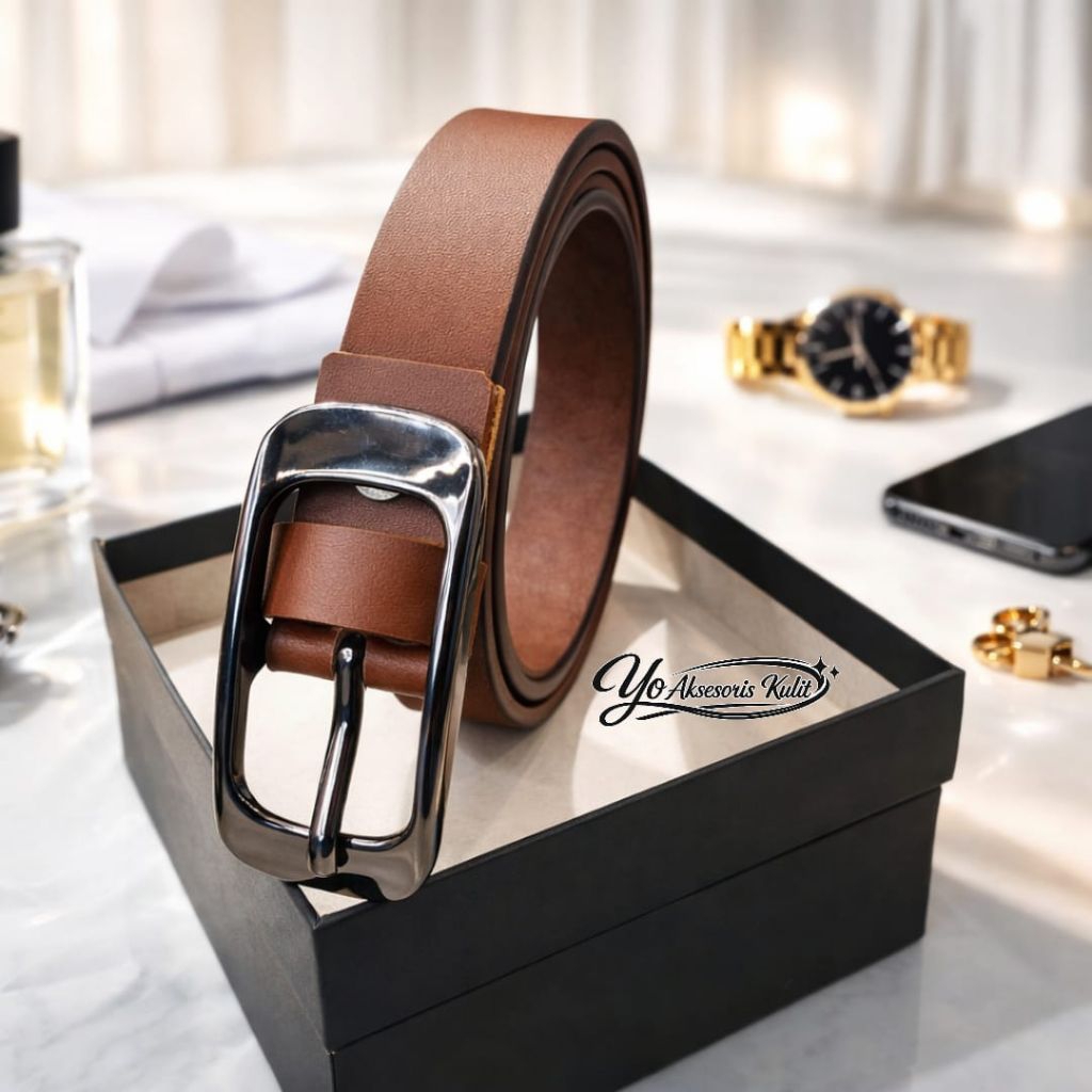 ikat pinggang wanita kecil lebar 2,5cm