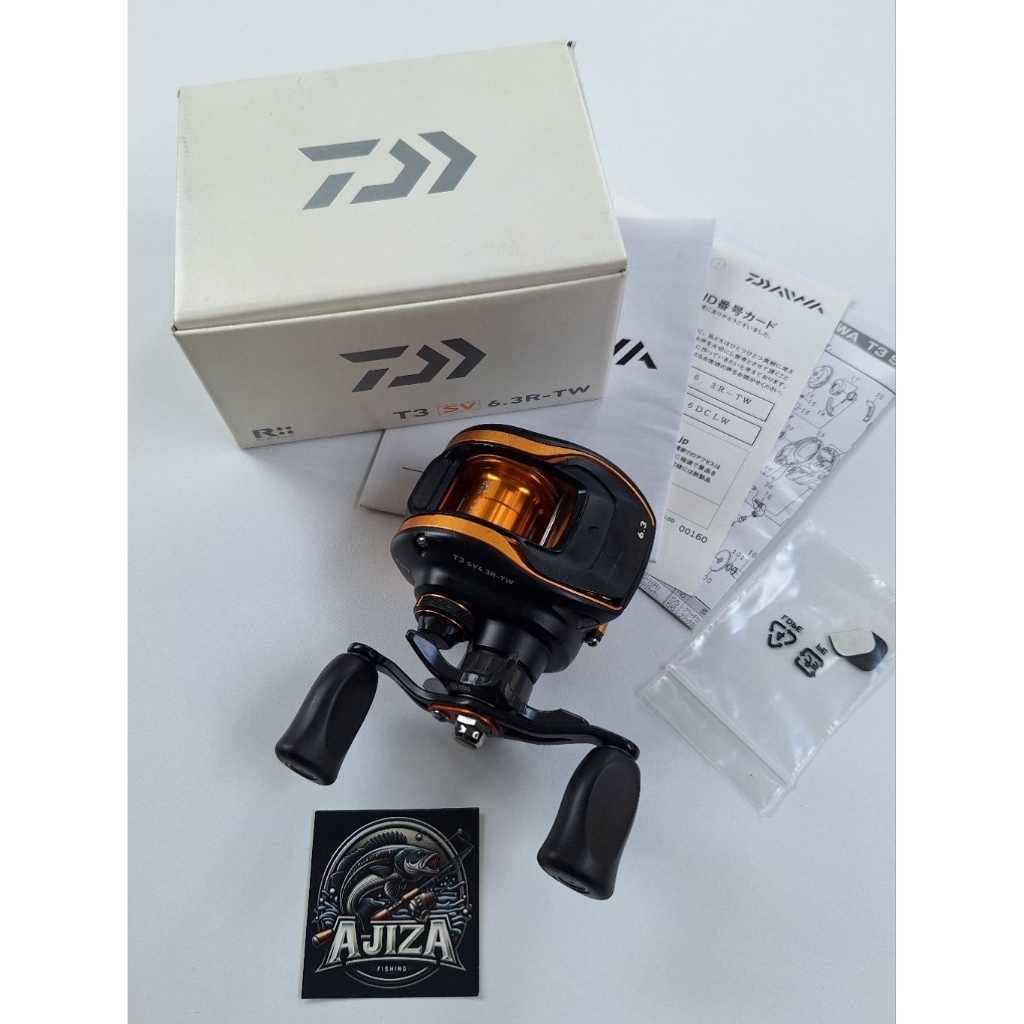 Daiwa T3 SV 6.3R-TW (Ex JDM) , Reel BC, Handel kanan, Baitcasting Reel, Right Hand,
