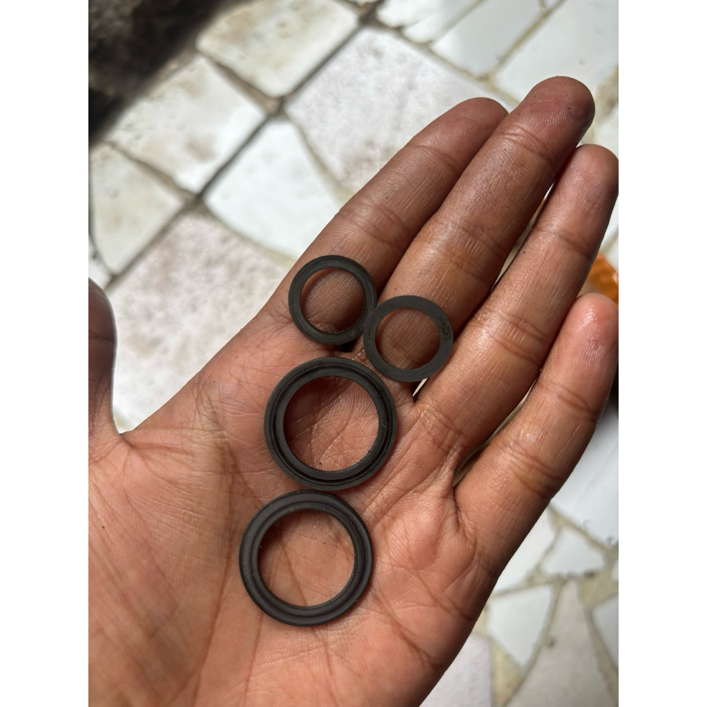 ring reng pir klep tiger  megapro original cepotan set besar dan kecil kanan kiri