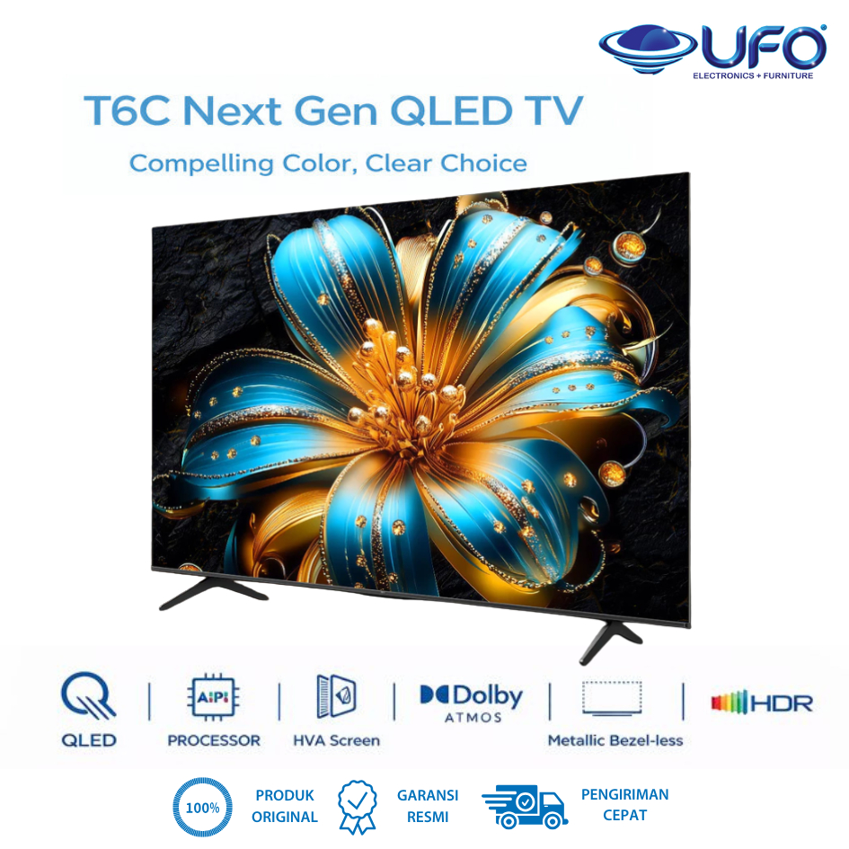 TCL Next Gen QLED T61C - 4K Google TV - HVA Panel - HDR 10+ - Dolby Vision & Atmos - Google Assistan