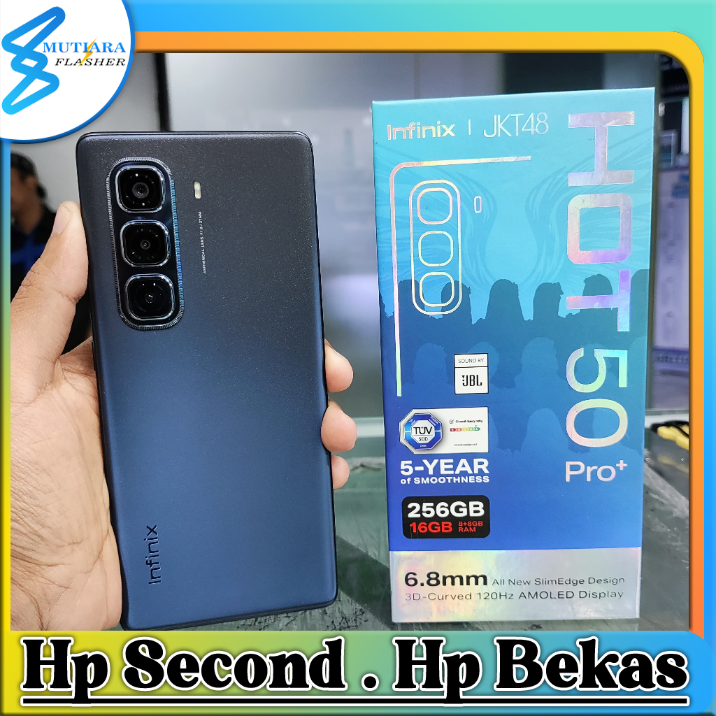 Infinix Hot 50 Pro Plus Ram 8 Rom 256GB Bekas Original Flasher Store