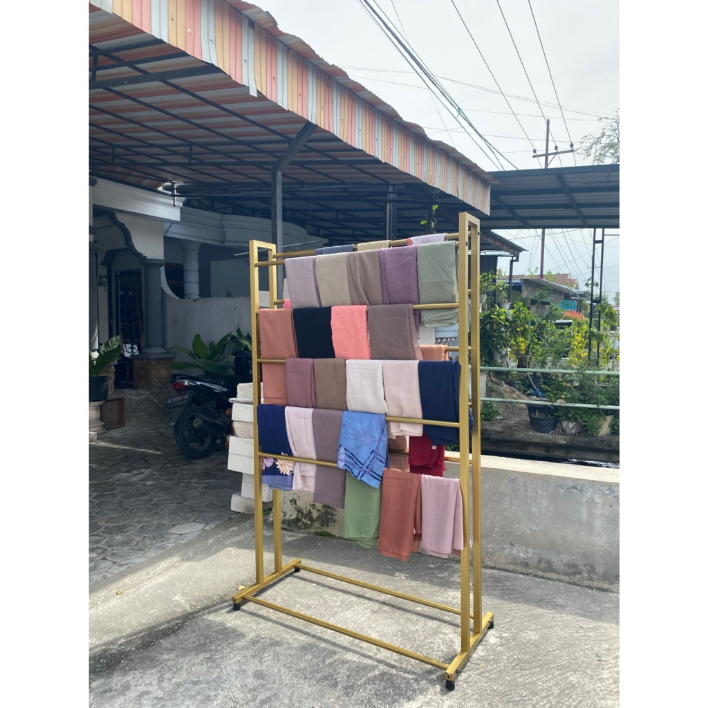 RAK HIJAB BESI HOLLOW KOKOH