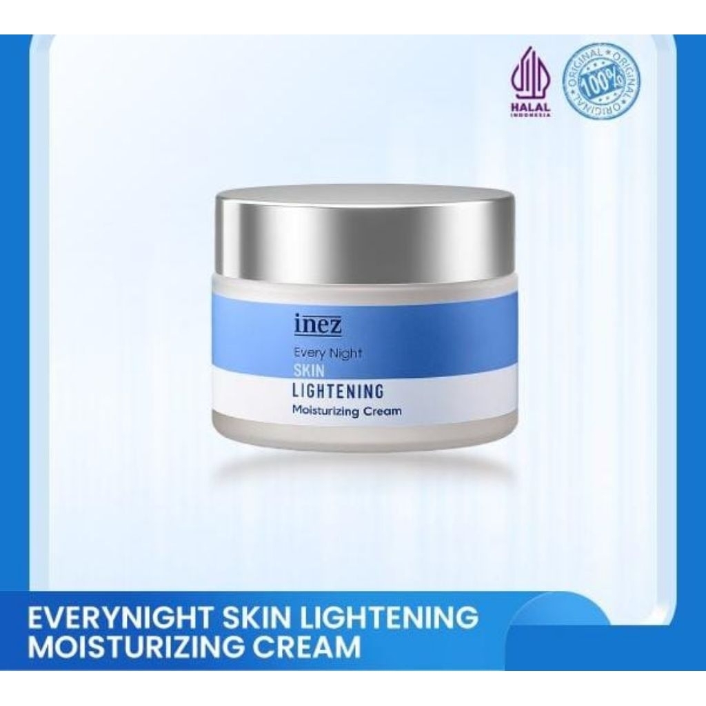 EveryNight Skin Lightening Moist Cream Inez ( Cream Malam )