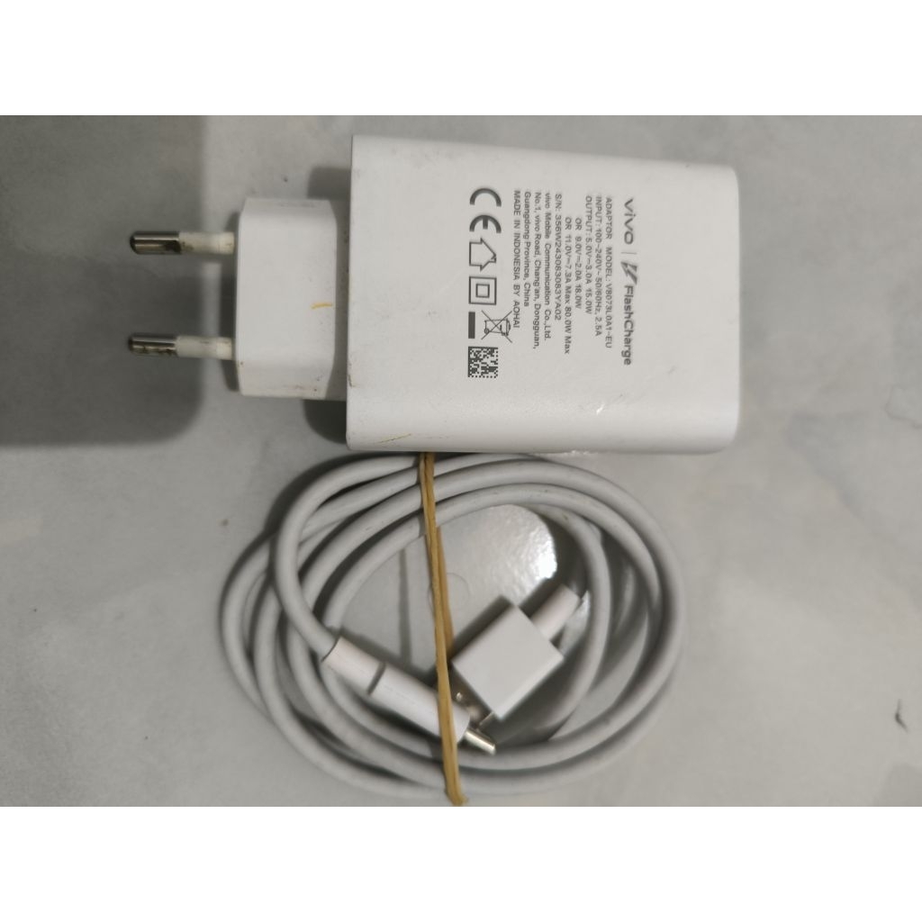 charger copotan vivo 80 watt original