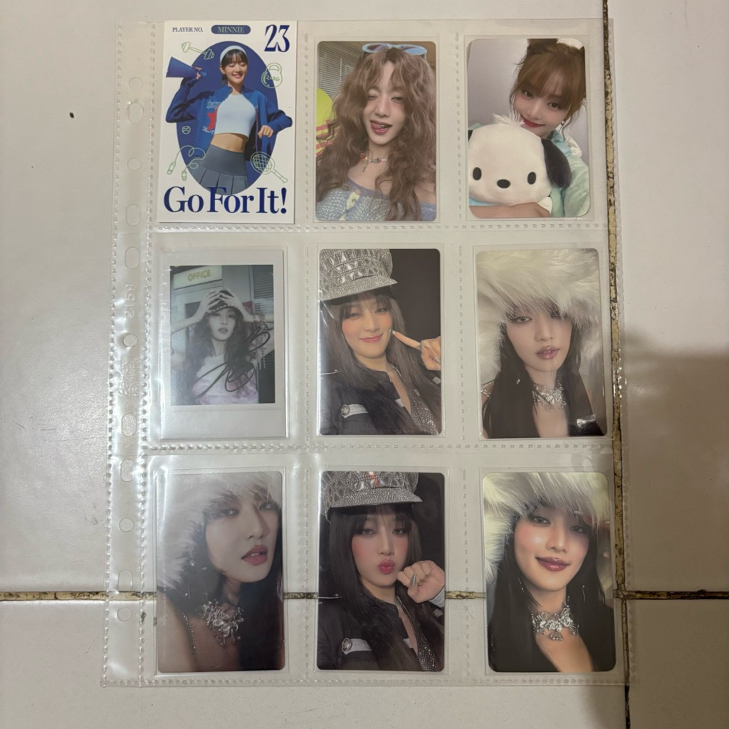 [TAKE ALL] OFFICIAL PHOTOCARD I-DLE / (G)-IDLE MINNIE