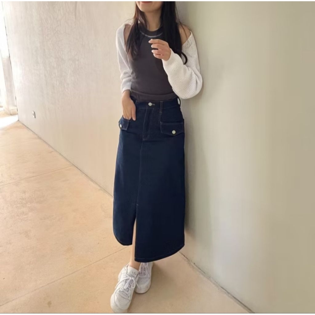 preloved ninette joy jeans skirt