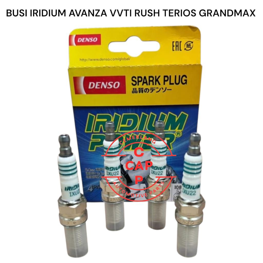 BUSI IRIDIUM DENSO IXU22 - BUSI IRIDIUM DENSO AVANZA VVTI XENIA RUSH GRANDMAX