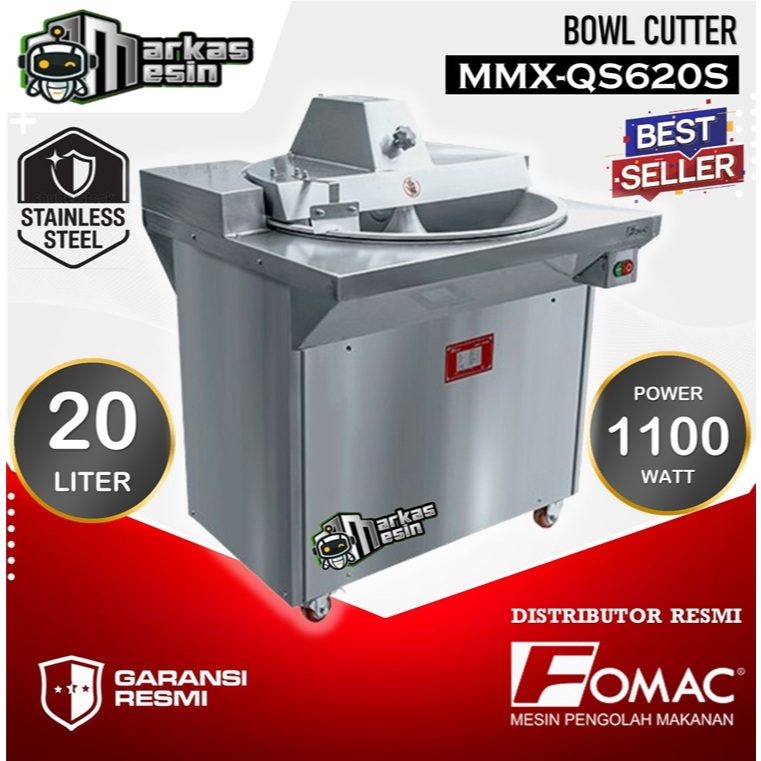 Bowl Cutter FOMAC MMX-QS620S Mesin Pengaduk Adonan Bakso