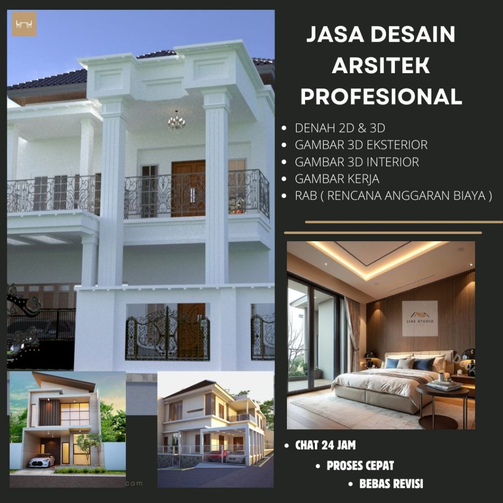 Jasa Desain Rumah PROFESIONAL / JASA ARSITEK