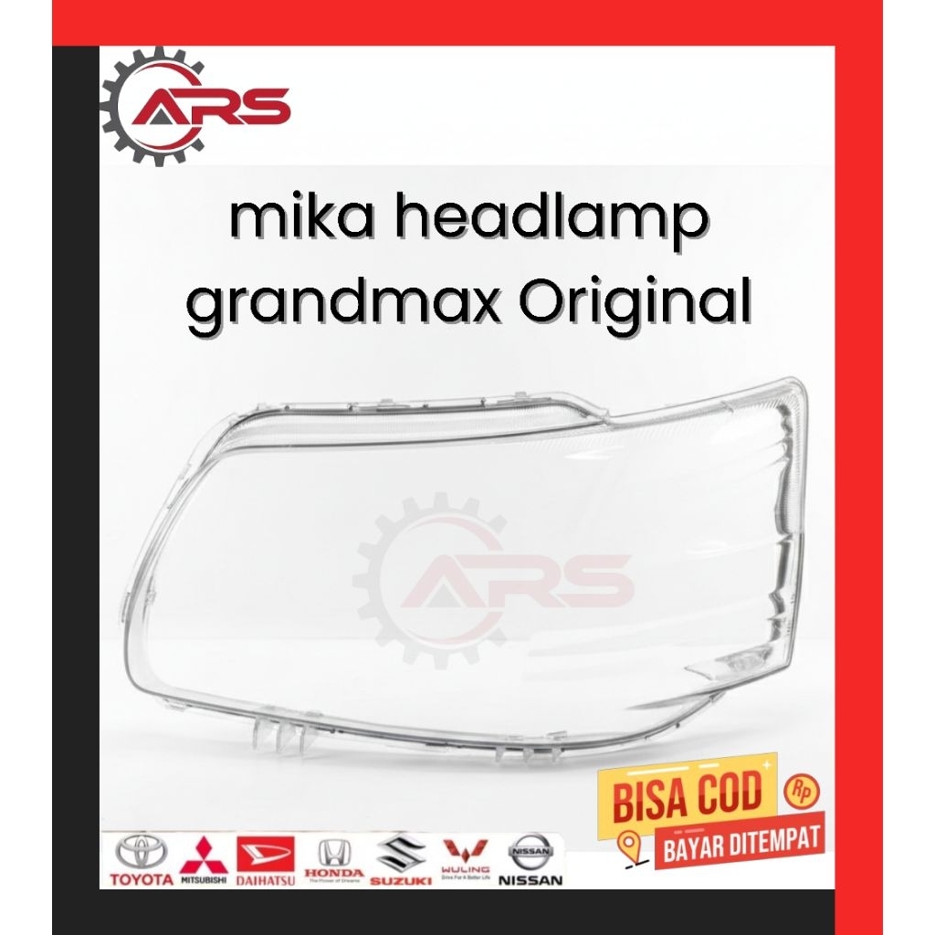 mika kaca lampu depan grand max pick up grand max minibus original kanan atau kiri mika headlamp gra