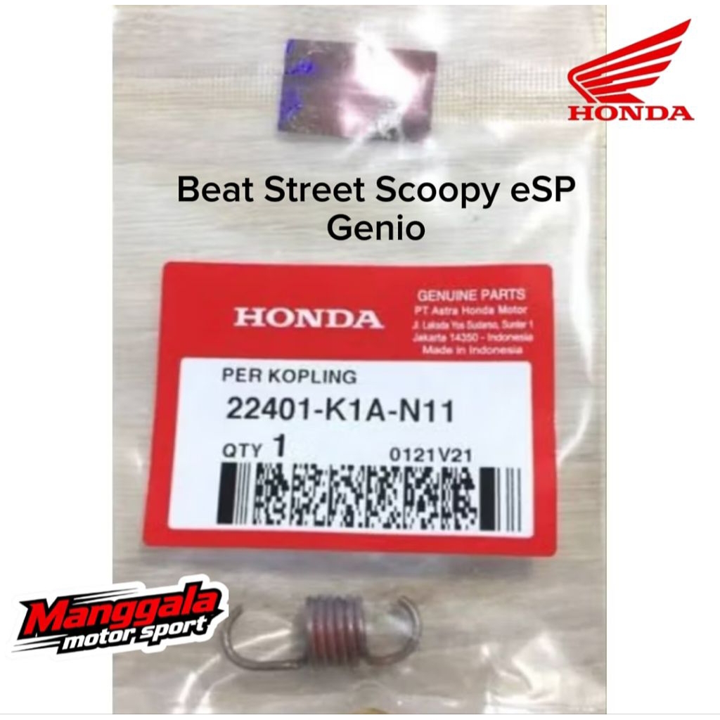 Per Kampas Ganda Asli AHM Beat Street Scoopy eSP 22401-K1A-N11