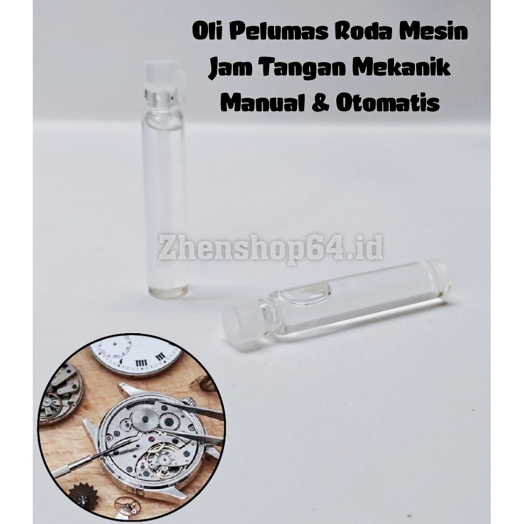 Oli Mesin Jam Pelumas Roda Gir Mesin Jam Otomatis, Alat Service Jam  Tangan