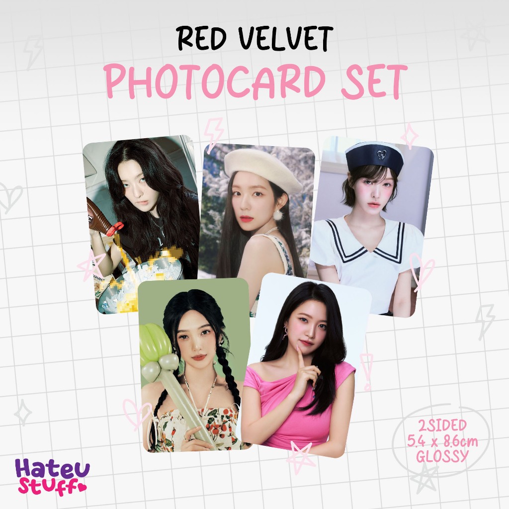 [SET 5pcs] Red Velvet Unofficial Photocard SMTOWN, Happiness, Season Greeting, Cosmic, Birthday, Fee