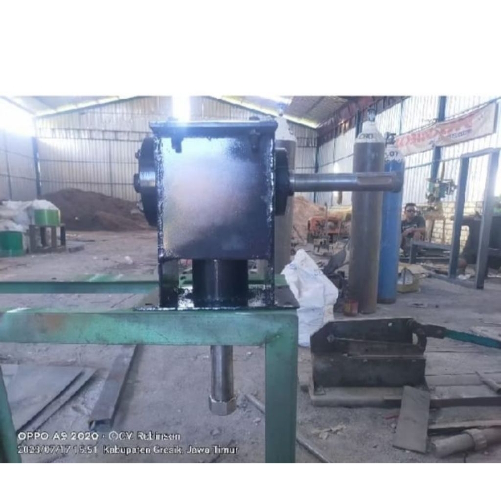 gearbox mower traktor babat rumput ratio 1:1