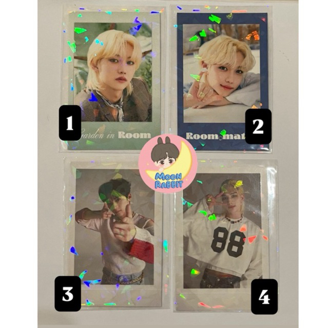 Polaroid Pola Photocards PC Leeknow Felix Skz Straykids