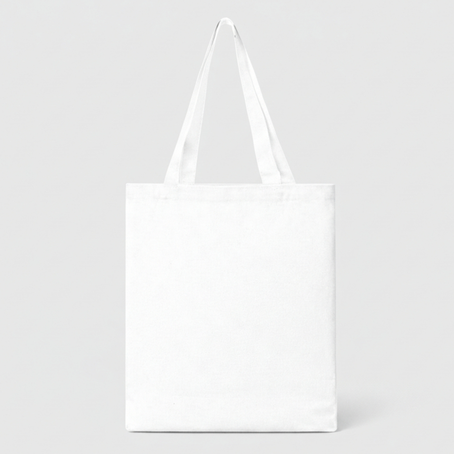Tote Bag Putih Polos Siap Custom Logo | Kanvas Tebal Harga Grosir