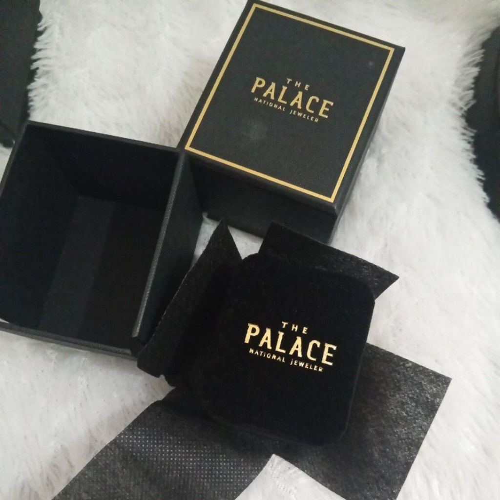 Kotak Cincin Perhiasan Emas Berlian The Palace ORIGINAL ASLI