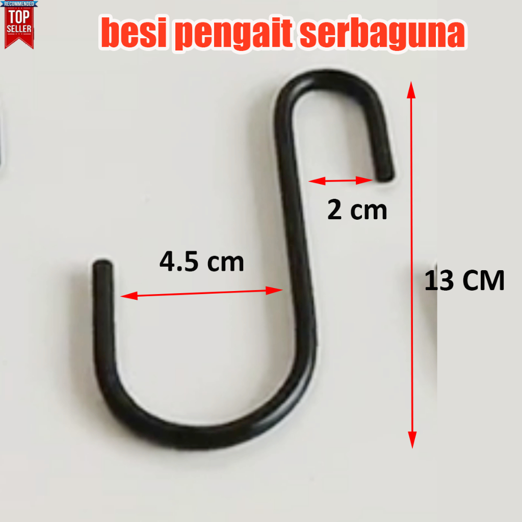 Gantungan besi pengait serbaguna/sangkar burung/ pot bunga