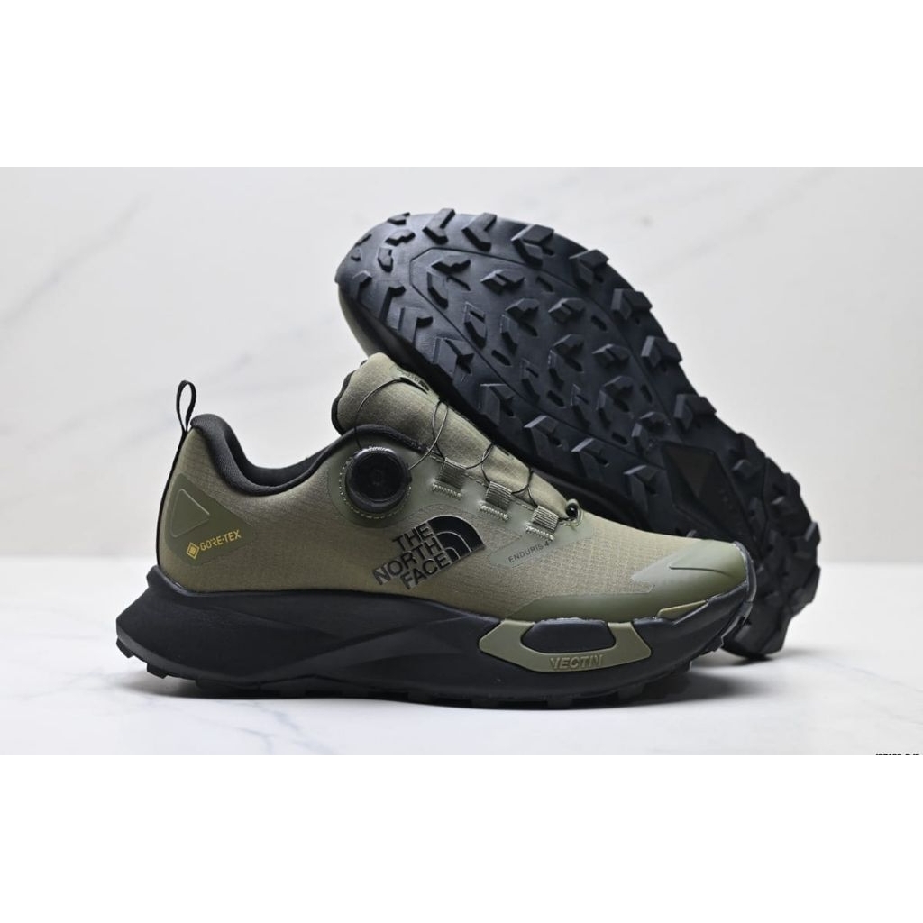 Sepatu Trail Running Vectiv Enduris 4 Gore-Tex Olive Black