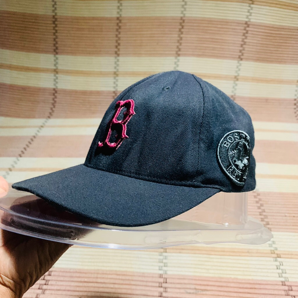 Topi MLB Bordir Inisial B