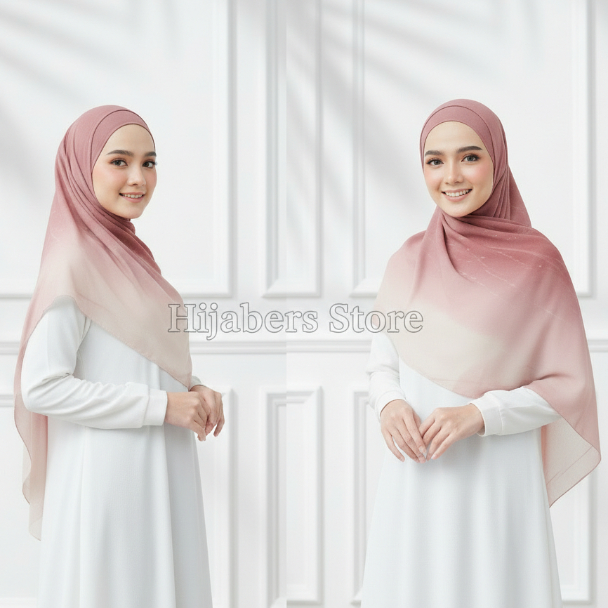 Pashmina Motif Printing Sublime / Hijab Instan Ceruty Babydoll