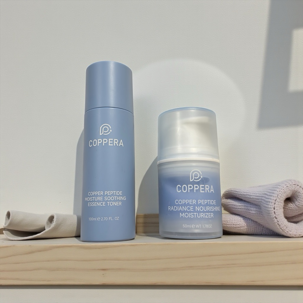 Preloved Coppera Copper Peptide Toner and Moisturizer