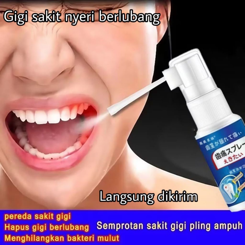 Sakit Gigi Spray berlubang bengkak