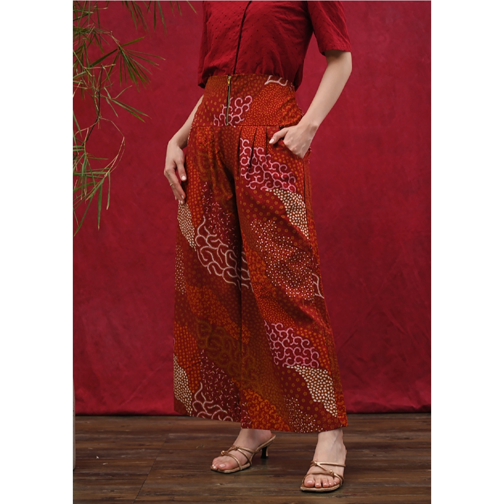 NONA RARA - Ritza Encim CNY P0622, Celana batik wanita modern
