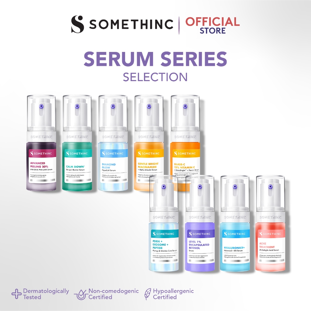 SOMETHINC - Serum Series | Glass-C 12% Vitamin C+ | Gentle Bright Niacinamide | Advanced Peeling 20%