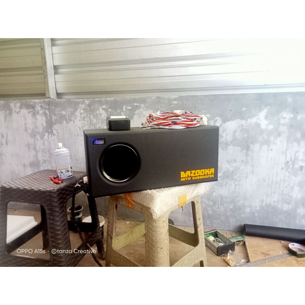 subwoofer aktif psw 6 inch dobel speaker untuk mobil