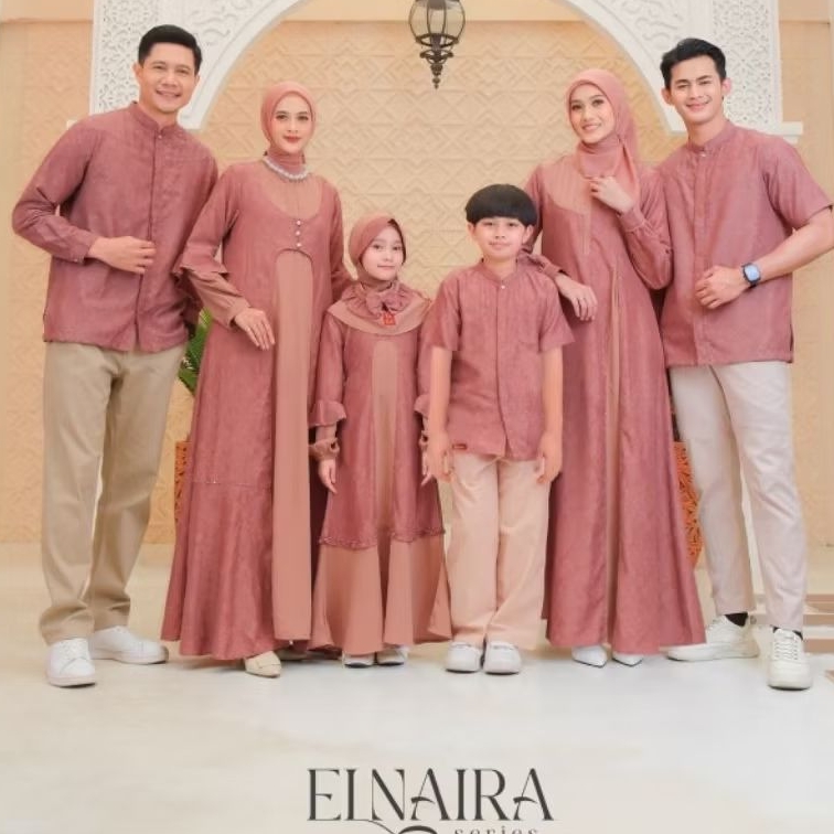 ORI ELNAIRA SERIES SARIMBIT KELUARGA KEKEBUSANA MUSLIM - SET FAMILY COUPLE